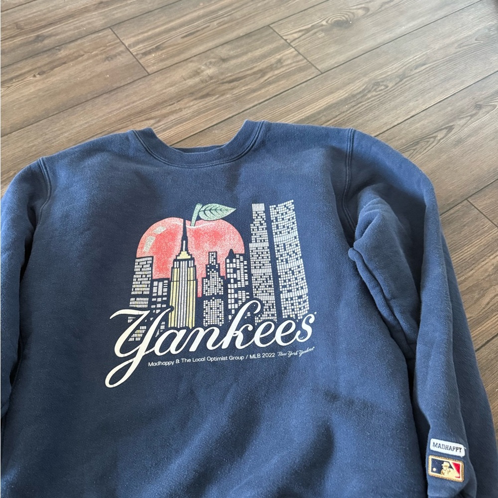 Madhappy Navy Sweatshirt with Logo